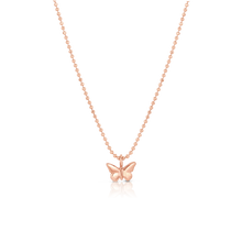 Load image into Gallery viewer, 14K Butterfly Necklace
